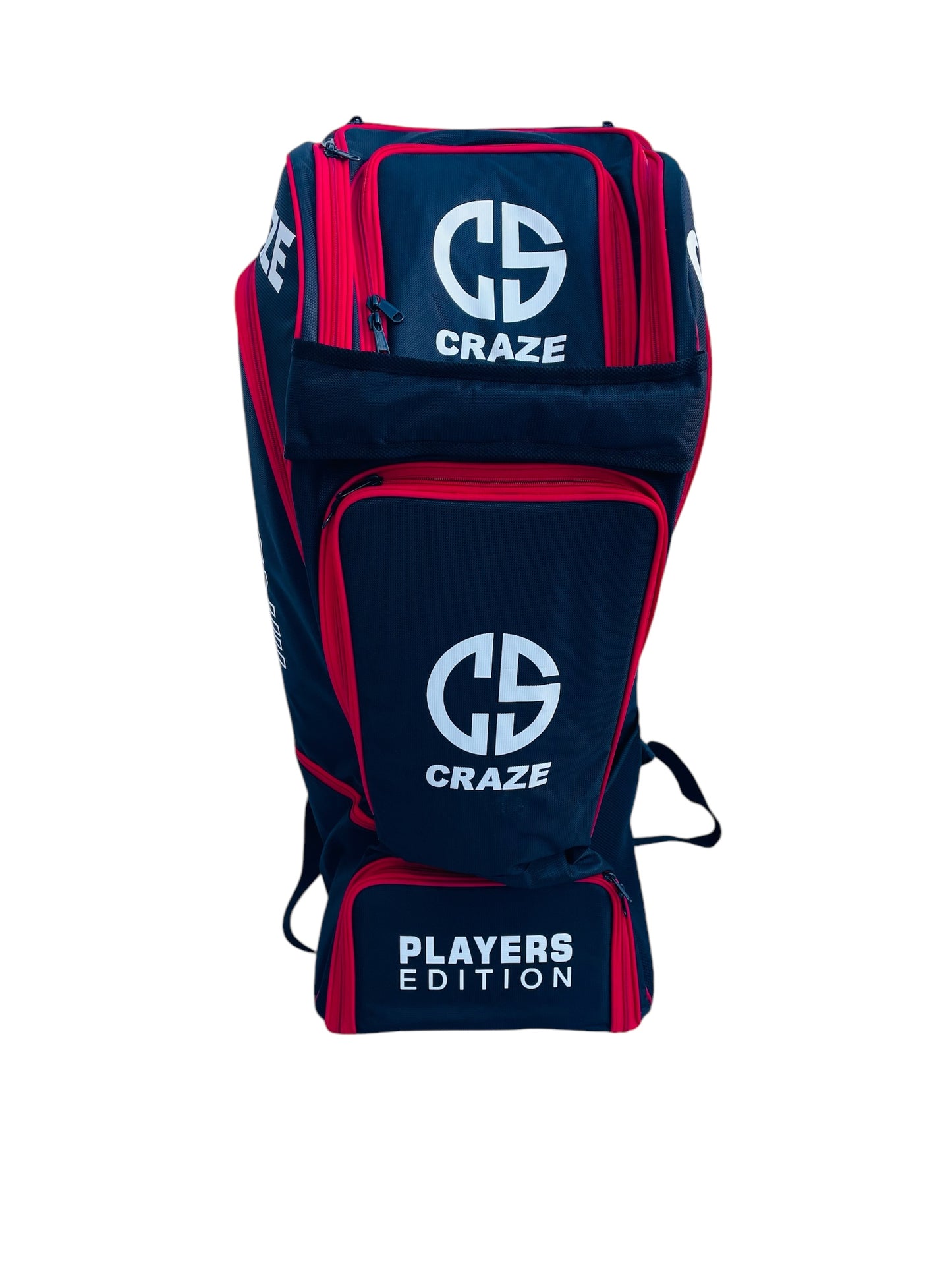 Players Wheelie Cricket Duffle Bag - Red & Black