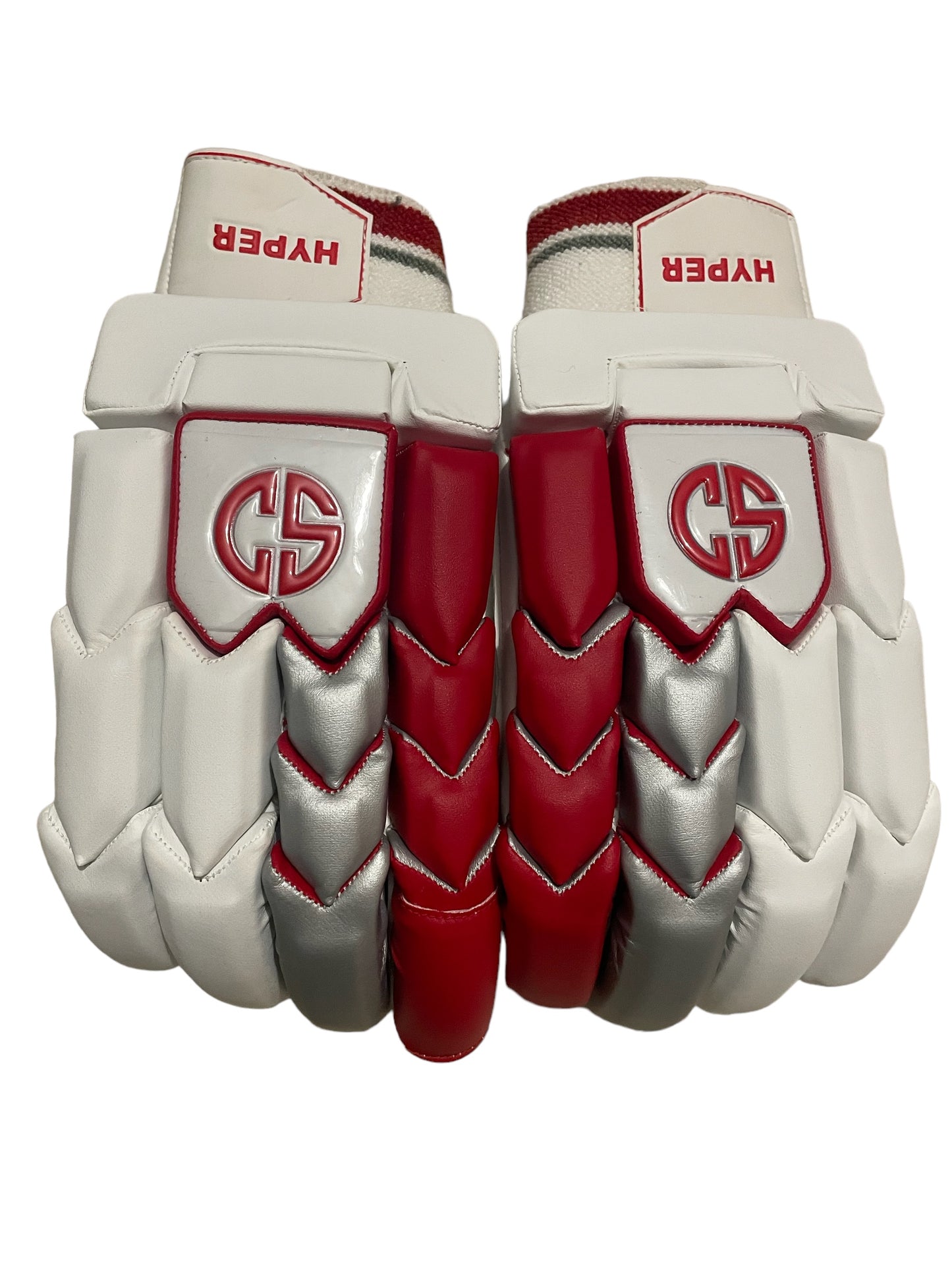 Batting Gloves - Red & Silver