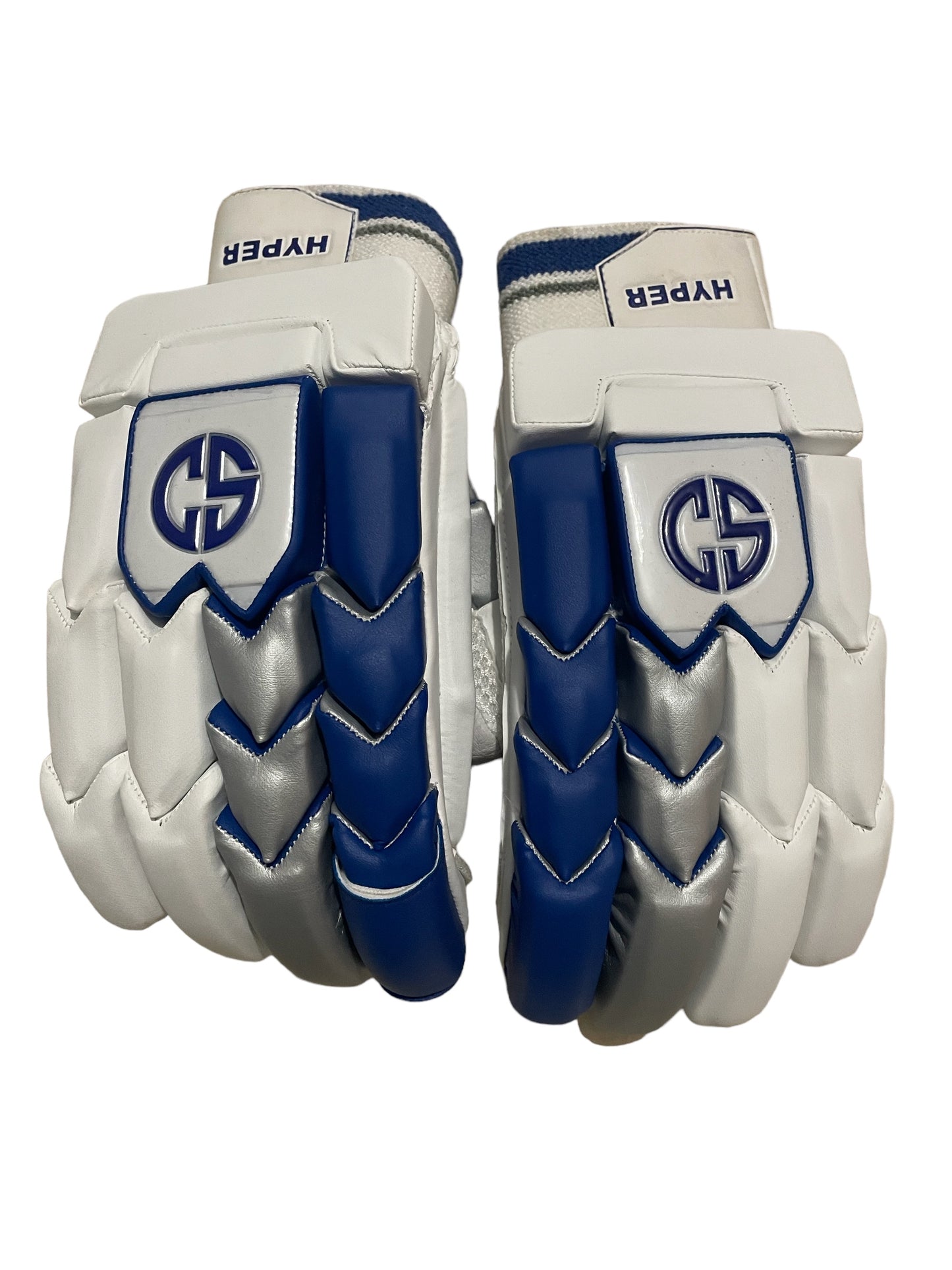 Batting Gloves - Blue & Silver